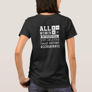 Camiseta Mujer Contadora Femenina Contadora Bala