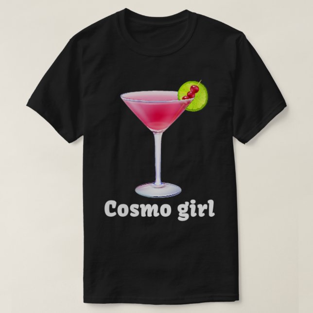 Camiseta Mujer Cosmo Chica Cocinero Cosmopolita (Diseño del anverso)