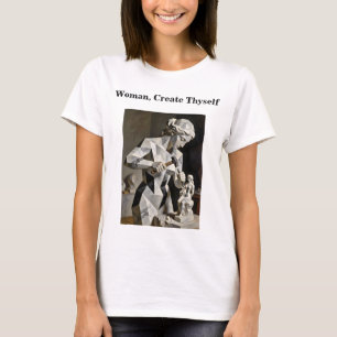 Camiseta Mujer, Créate a Ti Misma – Retrato Autoconstruido