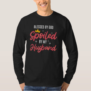 Camiseta Mujer Cristiana Esposa Bendecida Por Dios Que Mi