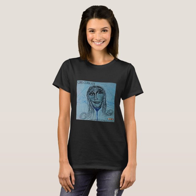 CAMISETA MUJER CURIOSA (Anverso completo)