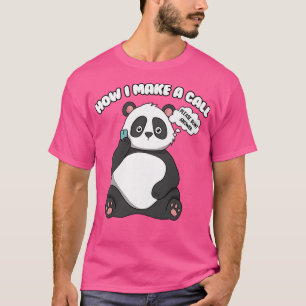 Camiseta Mujer Cute Panda Bear Premium