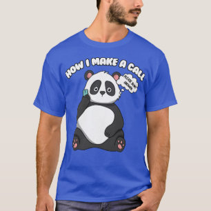 Camiseta Mujer Cute Panda Bear Premium 2059