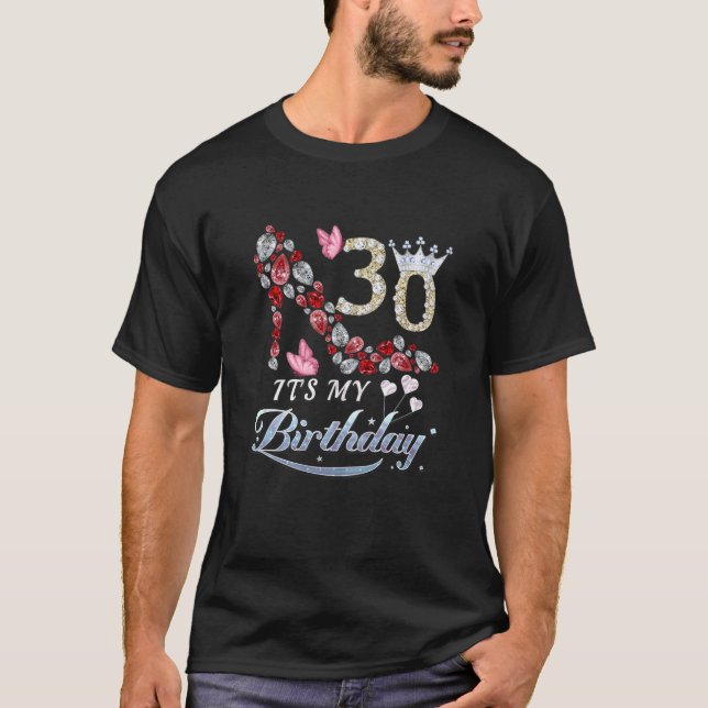 Camiseta Mujer de 30 años es mi cumpleaños número 30 (Anverso)