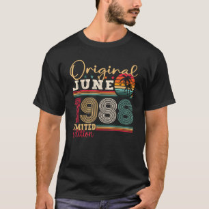Camiseta Mujer de 35 años Original June Vintage 1988