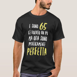 Camiseta Mujer de 65 años de edad Textos Mujeres