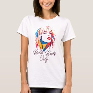 Camiseta Mujer de arte pop vibrante