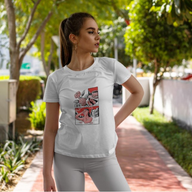 Camiseta Mujer de baño japonesa (Subido por el creador)
