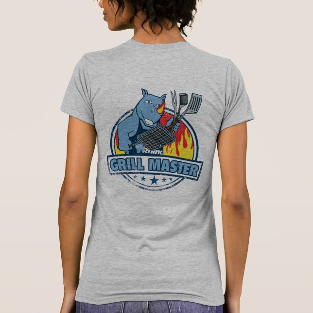 Camiseta Mujer de Blue Rhino "Grill Master" (Reverso)