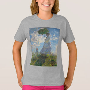 Camiseta Mujer de Claude Monet con un parasol 1875