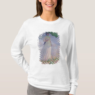 Camiseta Mujer de Claude Monet el   con un parasol dado