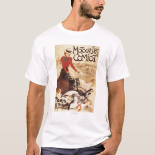 Camiseta Mujer de Comiot Motocycles y poster del promo de