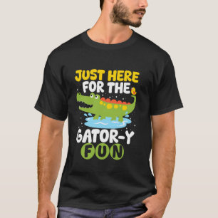 Camiseta Mujer de dibujos animados amante de los caimanes d