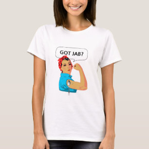 Camiseta Mujer de dibujos animados con pinchazo divertido