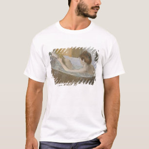 Camiseta Mujer de Edgar Degas el   en su baño, limpiando s