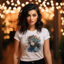 Camiseta Mujer de estilo Art Nouveau