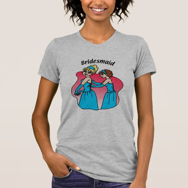 Camiseta Mujer de honor (azul) (Anverso)