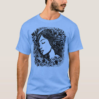 Camiseta Mujer de Linocut