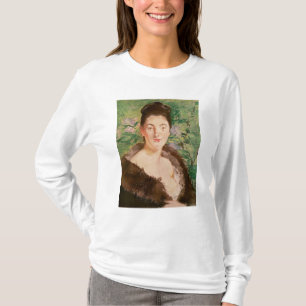 Camiseta Mujer de Manet el en un abrigo de pieles