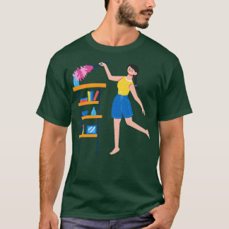Camiseta Mujer De Mano En Limpieza