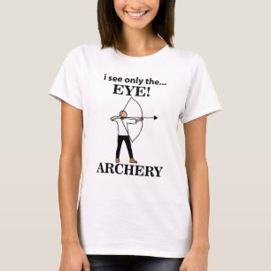 Camiseta Mujer de tiro con arco Arquera Arco Flecha Tiro co