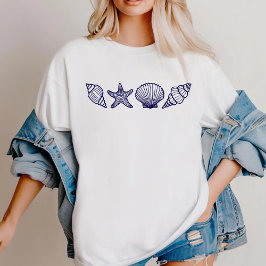 Camiseta Mujer de Verano de Concha Marina