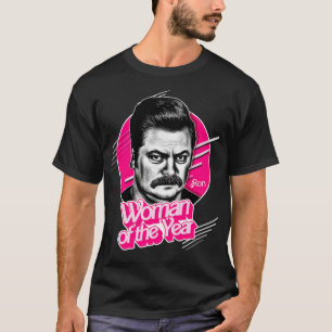 Camiseta Mujer Del Año Ron Swanson