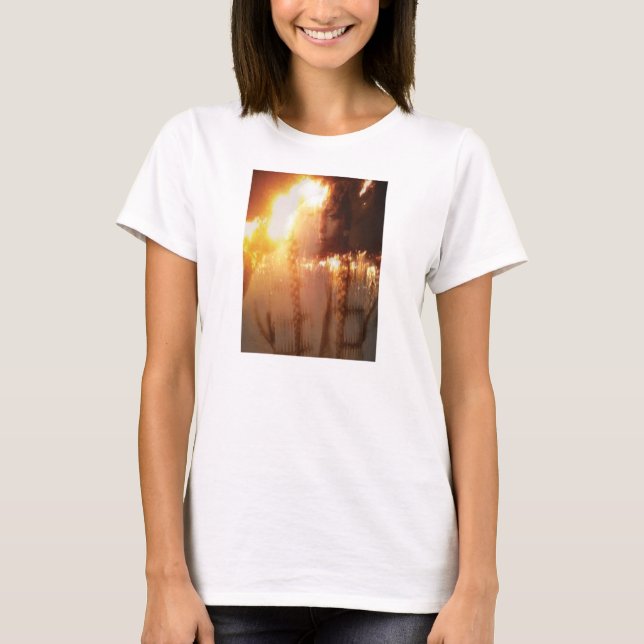 Camiseta Mujer del camino del becerro del búfalo (mujer (Anverso)