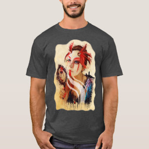 Camiseta Mujer del dragón rojo