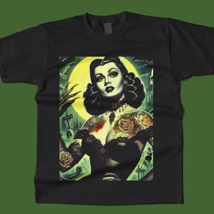Camiseta Mujer del Gótico tatuaje