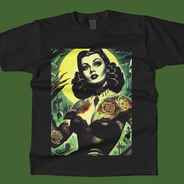 Camiseta Mujer del Gótico tatuaje (Subido por el creador)