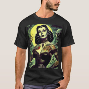 Camiseta Mujer del Gótico tatuaje