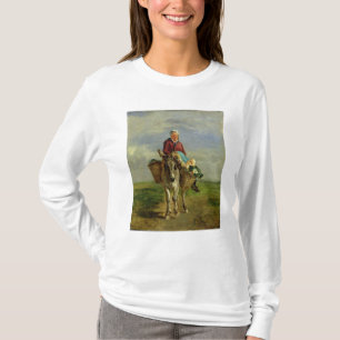 Camiseta Mujer del país que monta un burro