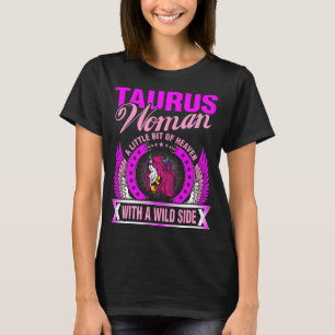Camiseta Mujer del tauro un poco del cielo con un Si