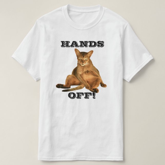 Camiseta Mujer desagradable, el ningún asir del gatito (Diseño del anverso)