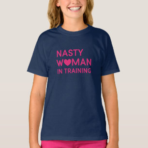Camiseta Mujer desagradable entrenando a un niño con camise