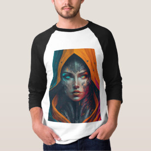 Camiseta "Mujer digital con mente aguda"
