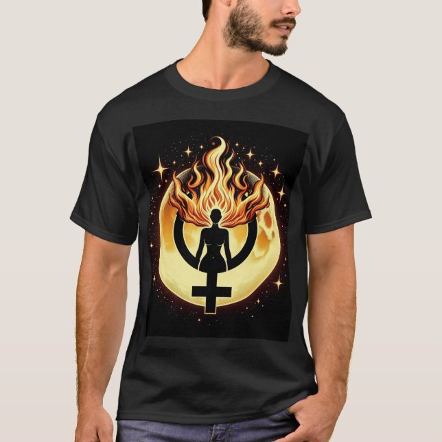 Camiseta Mujer diosa (Anverso)
