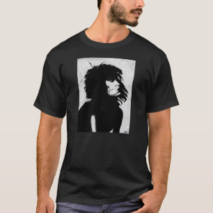 Camiseta Mujer Diosa Gótica Icono de la Moda Arte Retrato