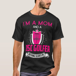 Camiseta Mujer: Disk Golf Mom: Funny Mother Disk Golfing Sp