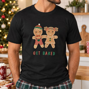 Camiseta Mujer divertida de pan de jengibre horneada cita d