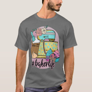 Camiseta Mujer divertida horneando panadería pasteles de co