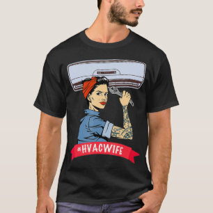 Camiseta Mujer divertida HVAC Regalos Hvac Técnicos Calefac
