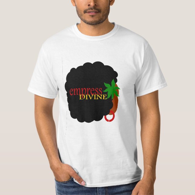 CAMISETA MUJER DIVINA DE LA EMPERATRIZ RASTA (Anverso)