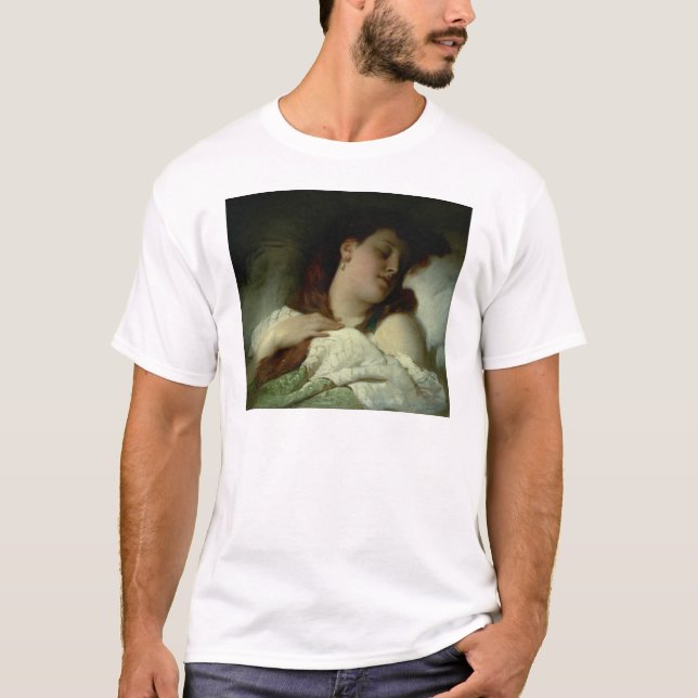Camiseta Mujer durmiente (Anverso)