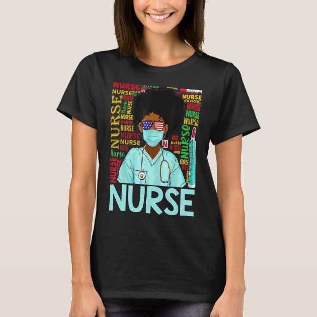 Camiseta Mujer Dy Black Nurse Week 2022 Costume Black Hist (Anverso)