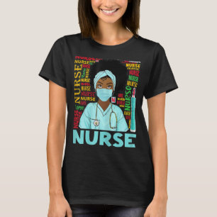Camiseta Mujer Dy Black Nurse Week 2022 Costume Black Hist
