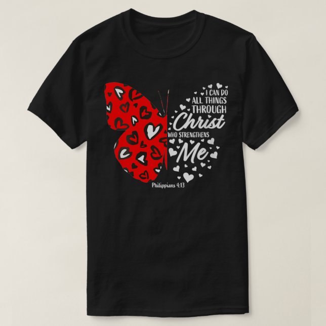 Camiseta Mujer El día de San Valentín cristiana: Mantequill (Diseño del anverso)