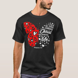 Camiseta Mujer El día de San Valentín cristiana: Mantequill