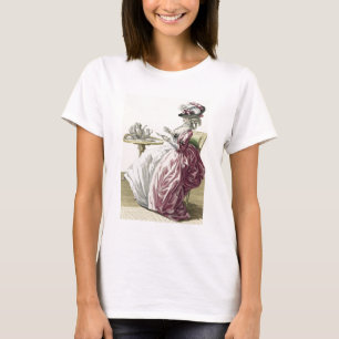 Camiseta Mujer elegante vestida con un vestido "a l'Anglais